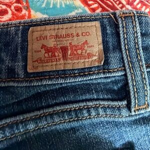 Levi's Blue Straight Leg Jeans